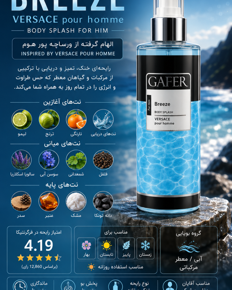 بادی اسپلش مردانه گافر  ورساچه پورهوم