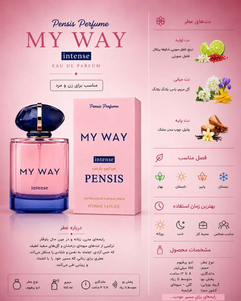 ادکلن زنانه پنسیس  My Way
