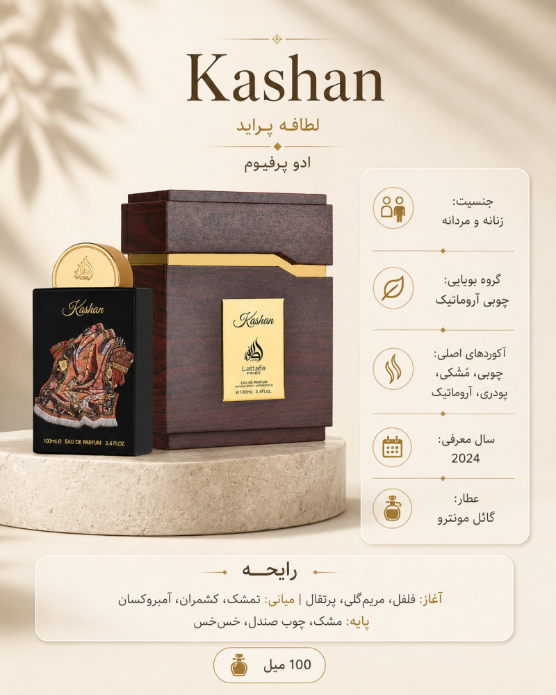 ادکلن یونیسکس لطافه Kashan